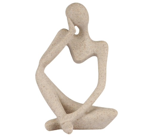 Ozzptuu Sandstone Resin Thinker Style Abstract