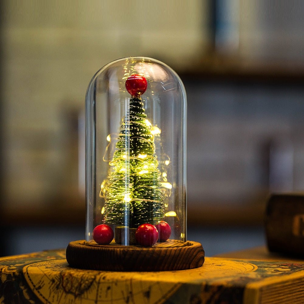Tree Glass Cover LED Lights